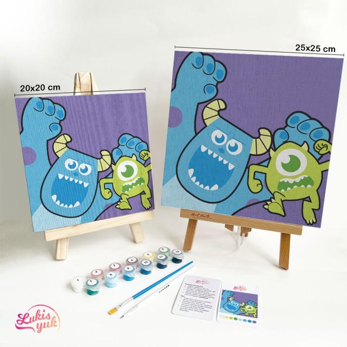 

Monster Inc - Paint By Numbers Kit - By Lukisyuk