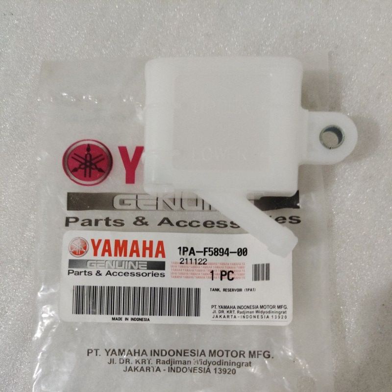 Tank tangki reservoir tabung Minyak rem belakang YAMAHA Vixion  New R 15 Old lama V2 Xabre LED BK8 N