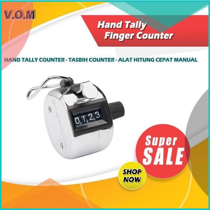 

Hand Tally Alat Hitung Cepat Manual / Finger Counter 0552 20JVLZ3 parts
