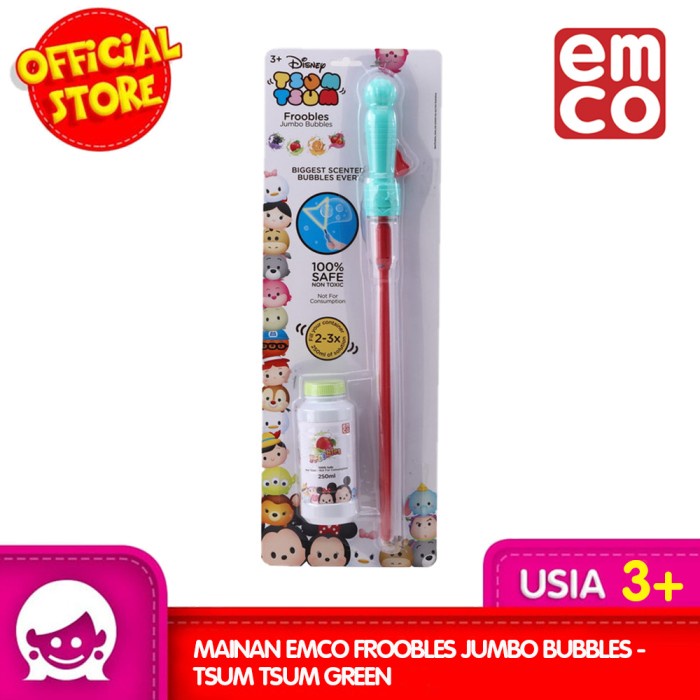 Mainan EMCO Froobles Jumbo Bubbles - Tsum Tsum Green