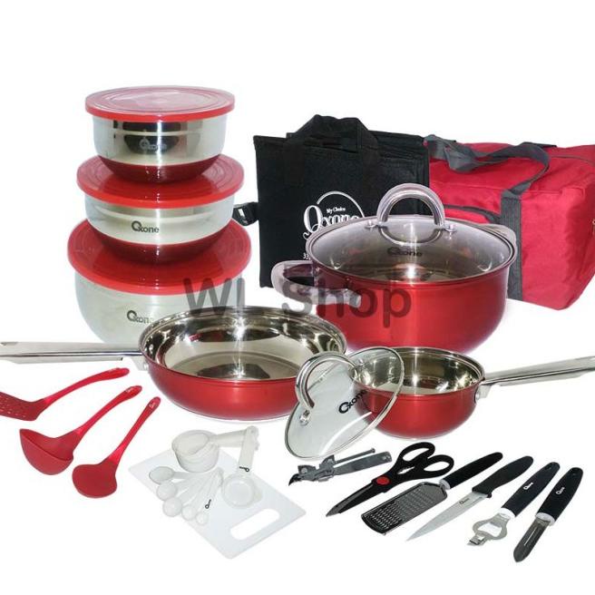 Ox-993 Panci Set Oxone, Panci Travel Set Oxone, Panci Set Murah New