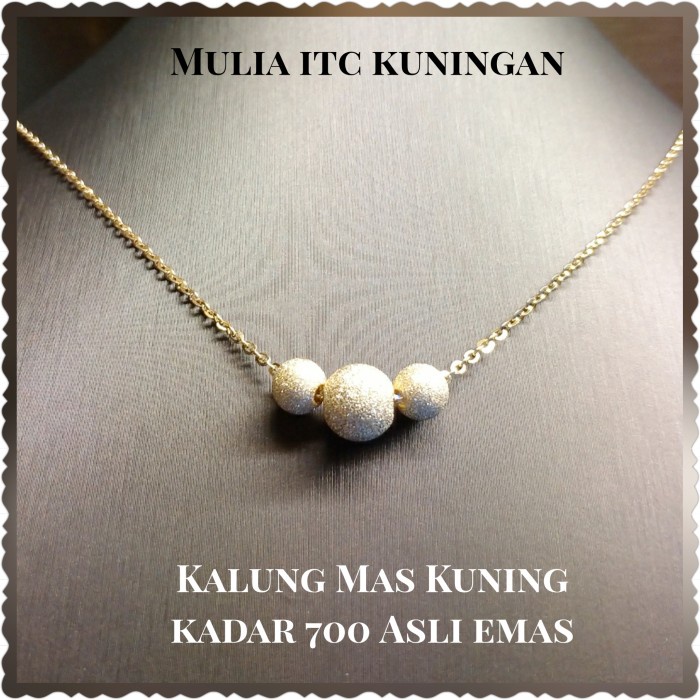 ✨Sale Kalung Bull-Bull Mas Kuning Kadar 700 Asli Emas Mk44 Bisa Sameday