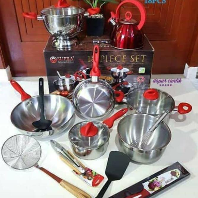 Panci Stainless Supra 18 Set
