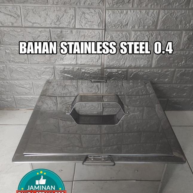 Dandang Mie Ayam Kotak 4 Lubang Set Meja/ Panci Mie Ayam/ Tong Mie