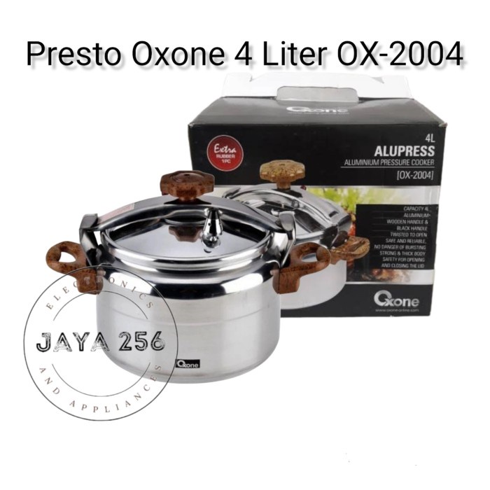 [Ori] Presto Oxone 4 Liter / Ox-2004 Alupress Panci Presto Alumunium Limited