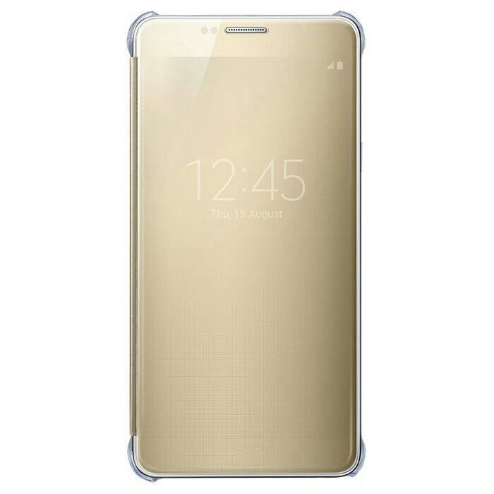 [Original] Samsung Clear View Cover Galaxi A7 2016Gold100Original Samsung Terbatas