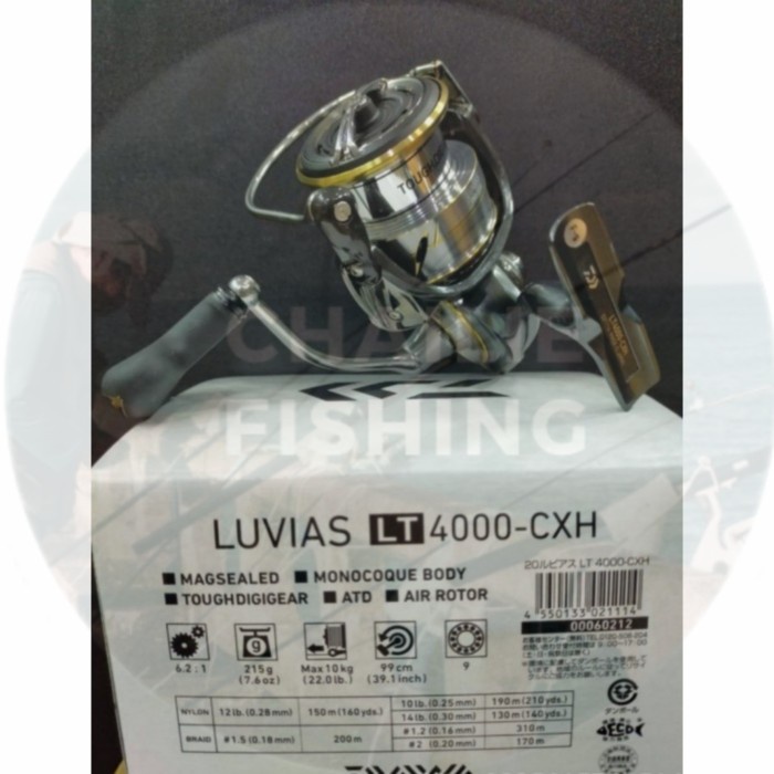 ✨Ori Reel Daiwa Luvias Lt 4000-Cxh 2020 Terbaru