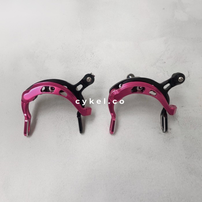 ✨Ori Aceoffix C Brake U Brake Caliper Pink Black Folding Bike 3Sixty Brompt Bisa Sameday