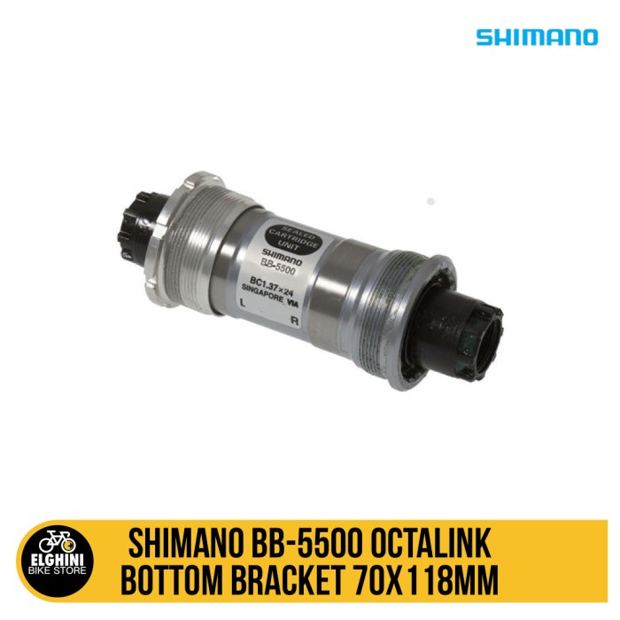 ✨Ori Shimano Bb-5500 Octalink Bottom Bracket 70X118Mm Terbatas