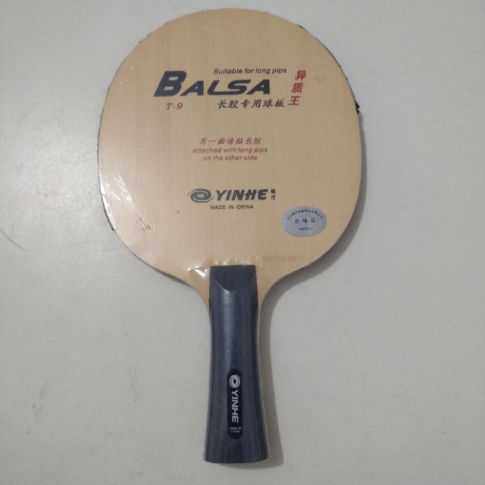 [ORI] Kayu Bat Bet Tenis Meja Pingpong Yinhe T9 Khusus Bintik Panjang Murah Berkualitas