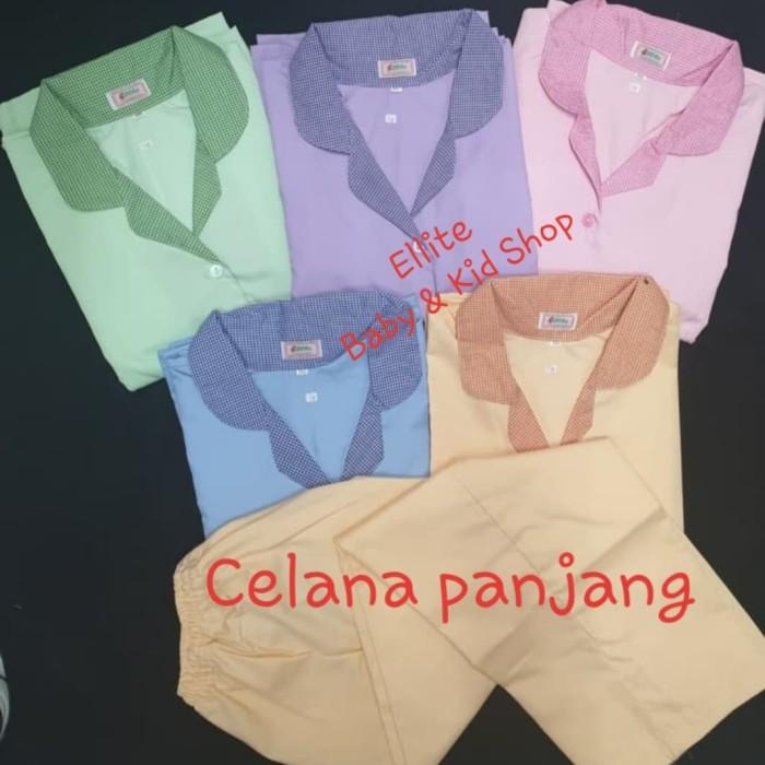 Baju Seragam Suster Jumbo Uk Xxxl (Baju Pendek + Celana Panjang