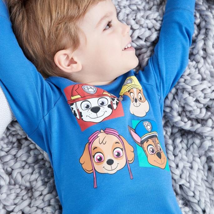 New Baju Tidur Anak Paw Patrol Setelan Piyama Kostum Car Paw Patrol Original