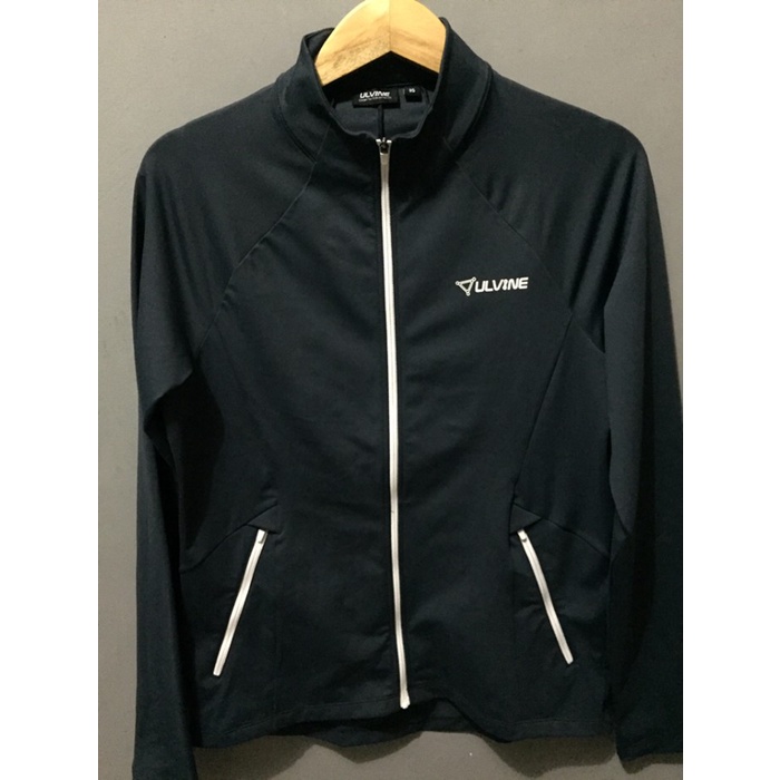 [Ori] Jaket Running Ulvine Abu Abu Woman Original Bisa Sameday