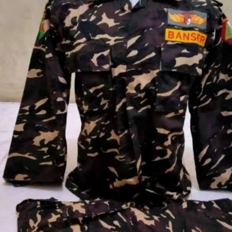 [New] Baju Pdl Loreng Banser Limited