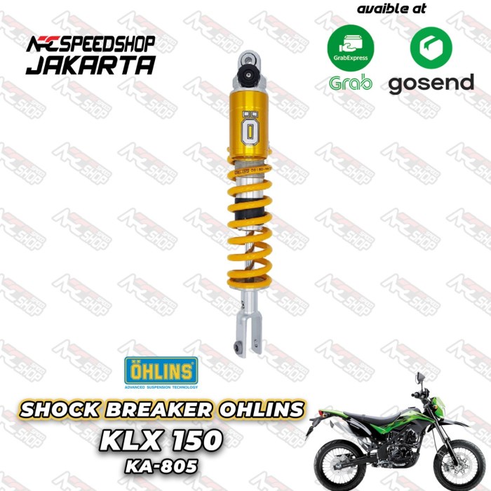 [Baru] Shockbreaker Ohlins Kawasaki Klx 150 Shock Breaker Ohlins Ka 805 Terbatas