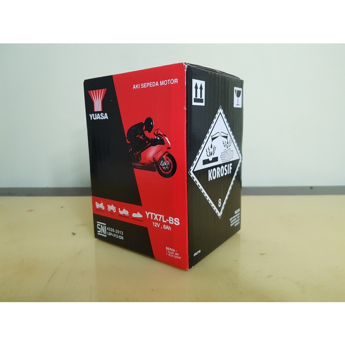 ✨New Aki Motor Honda Kawasaki Klx 150 Ytx7L Yuasa Aki Kering Original Limited