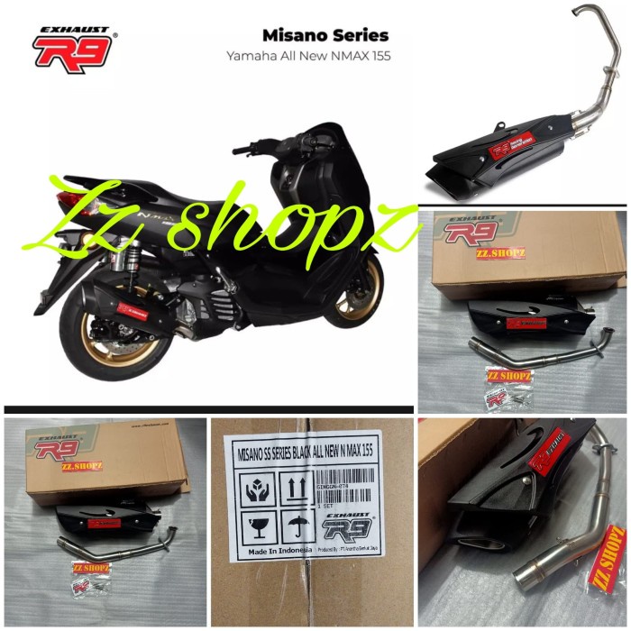 ✨Termurah Knalpot R9 Misano Nmax New 2020 Knalpot Racing R9 Misano Nmax 2020 Terbatas
