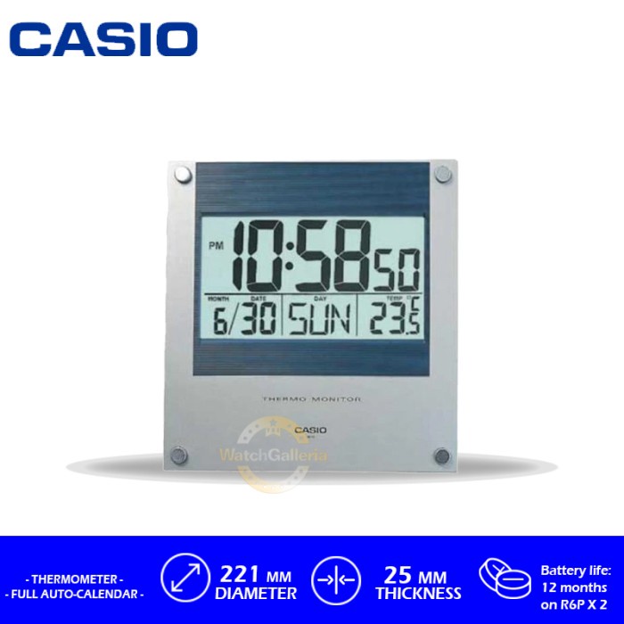 Terlaris Jam Weker Casio Id11-2D Original Murah