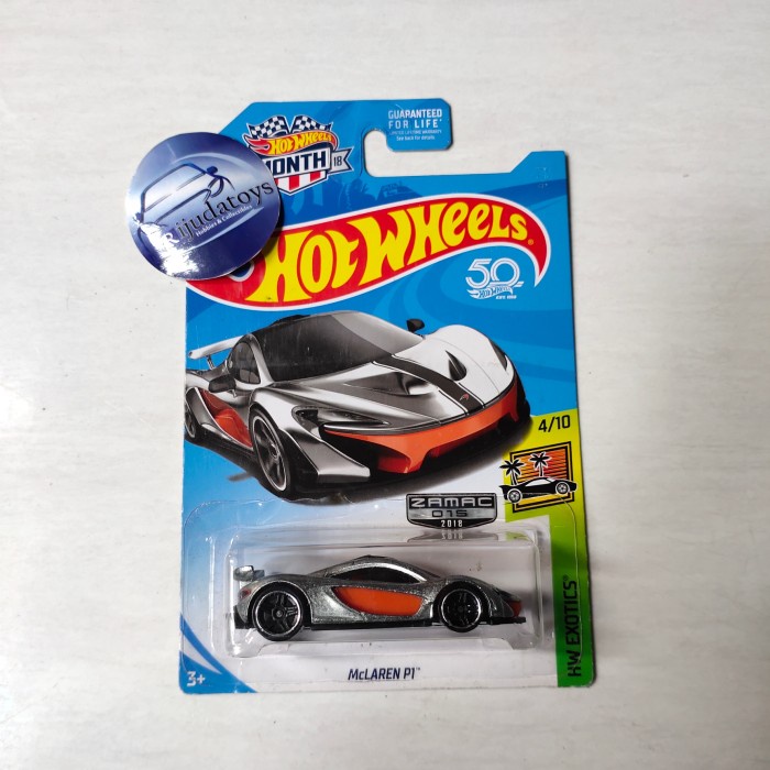 ✅COD Hotwheels Hot Wheels Mclaren P1 - Zamac Terbaru