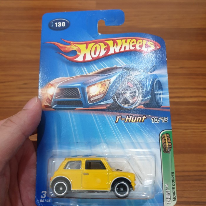 ✨New Hotwheels Morris Mini Cooper Ths Super Treasure Hunt T-Hunt Kuning Berkualitas