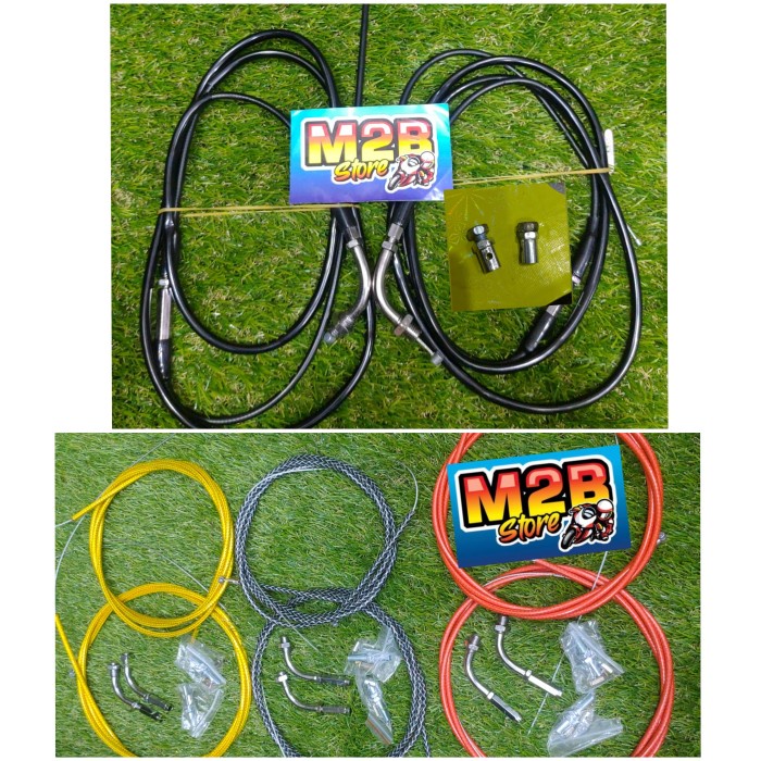 Terlaris Kabel Tali Gas Spontan 2 Kabel Nmax Aerox Pcx Vario Cb Cbr Ninja R15
