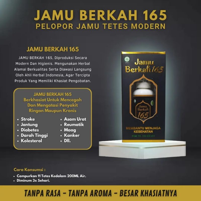 

Jamu tetes berkah 165,obat tetes 165