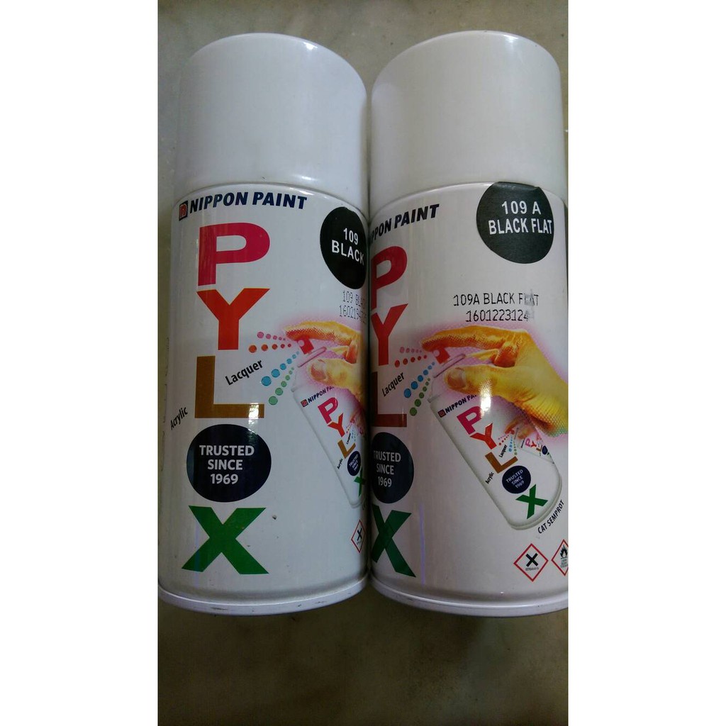 

Pylox Hitam Kilap Hitam Doff Bla Flat / Cat Semprot / Cat Spray