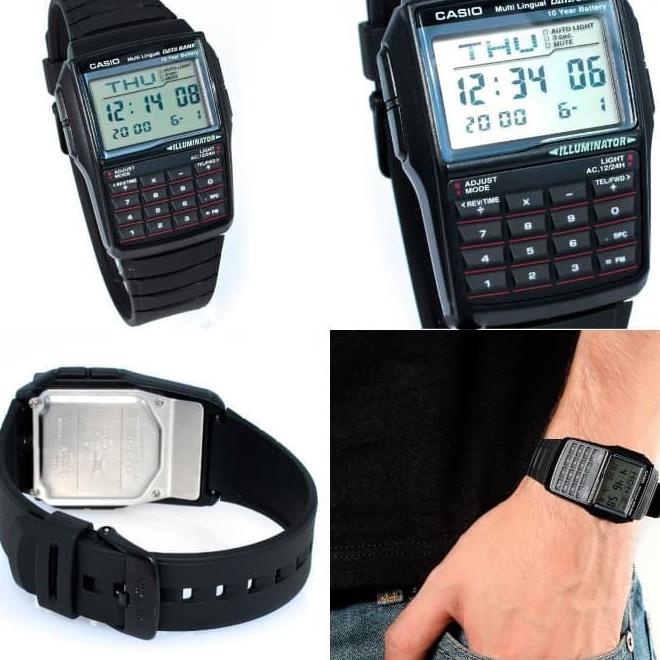 Jam Tangan Pria Kalkulator Casio Dbc-32-1Adf Original