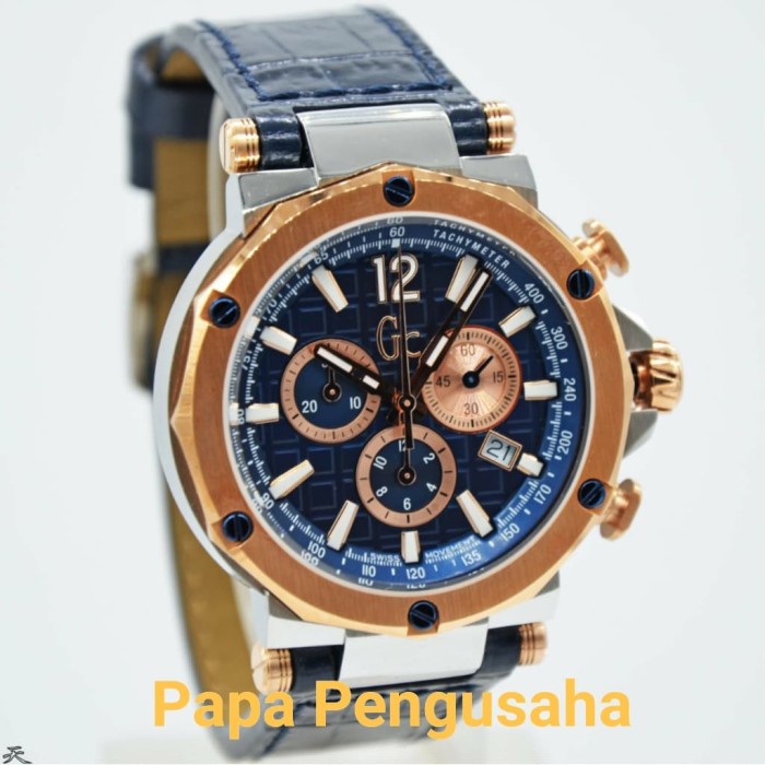 ✅Ready Jam Tangan Pria Original Gc Guess Collection Y53001G7Mf Swiss Movement Berkualitas