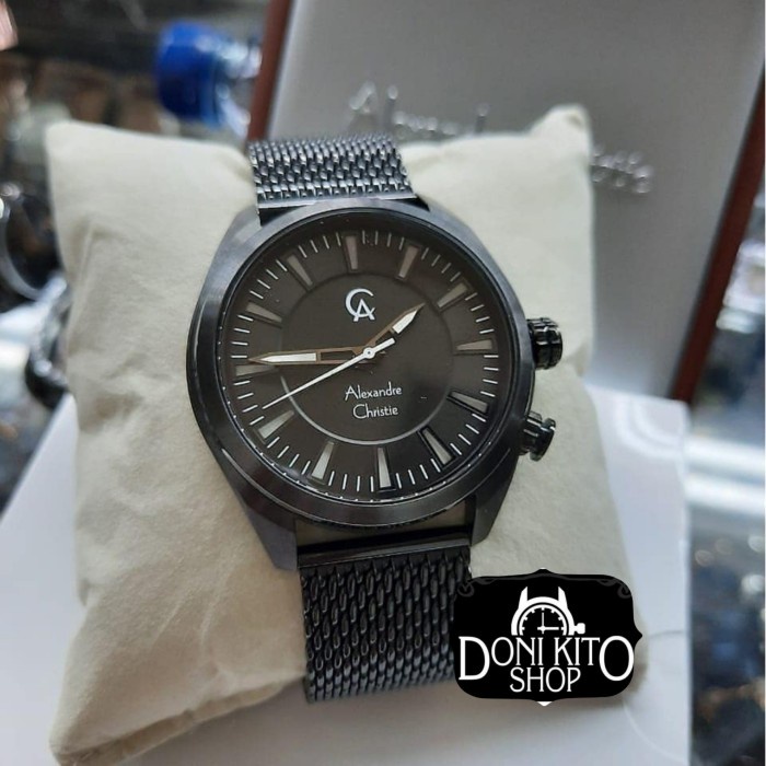 ✅Sale Jam Tangan Alexander Christie Original Ac8630 Black Ac 8630 Diskon