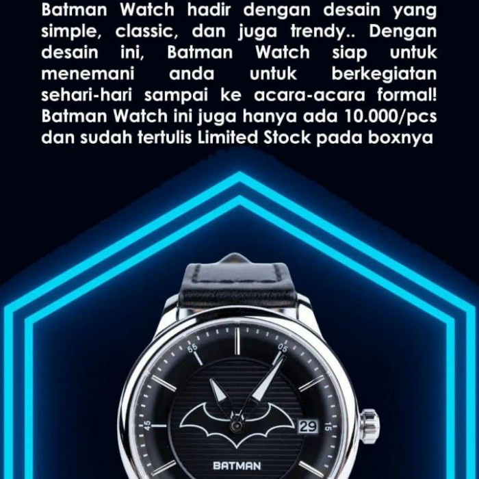 ✅Sale Jam Tangan Batman Mci Original Terbaru