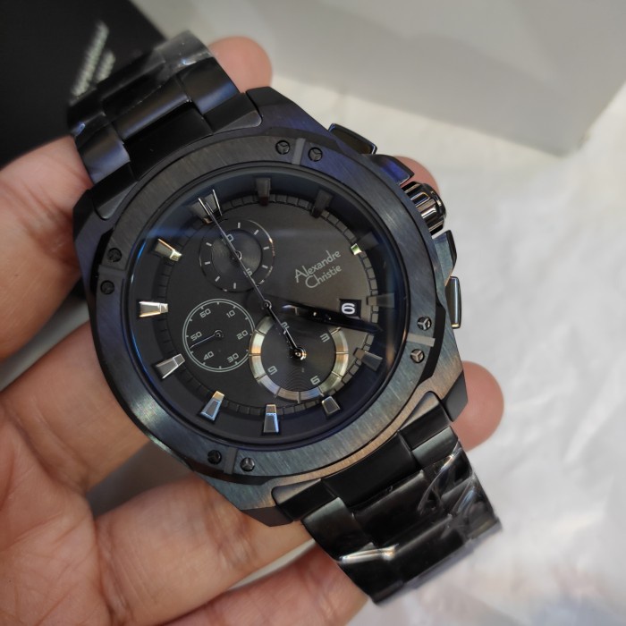 ✅Sale Jam Pria Original Alexandre Christie Ac 6595 Mc All Stainless Bisa Sameday