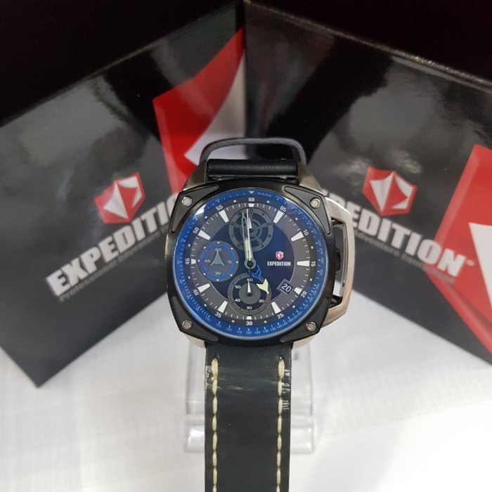 ✅Sale Jam Tangan Expedition Original Garansi Resmi 1 Tahun E6646 Black Blue Terbatas