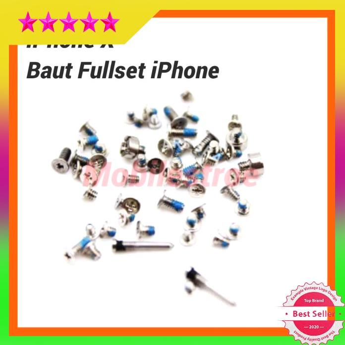 Baut Fullset Iphone X Gratis Ongkir