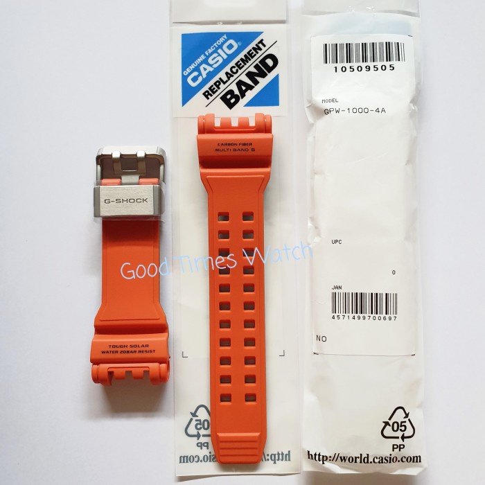 ✅Sale Strap G-Shock Gpw-1000-4A / Gpw 1000 Casio Original Limited