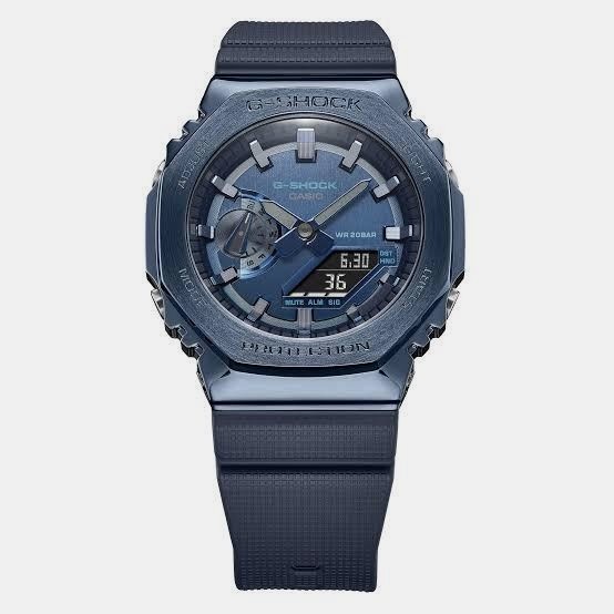 ✅Sale Casio Gshock Gm-2100N-2Adr /Gm-2100N Blue  New  Diskon