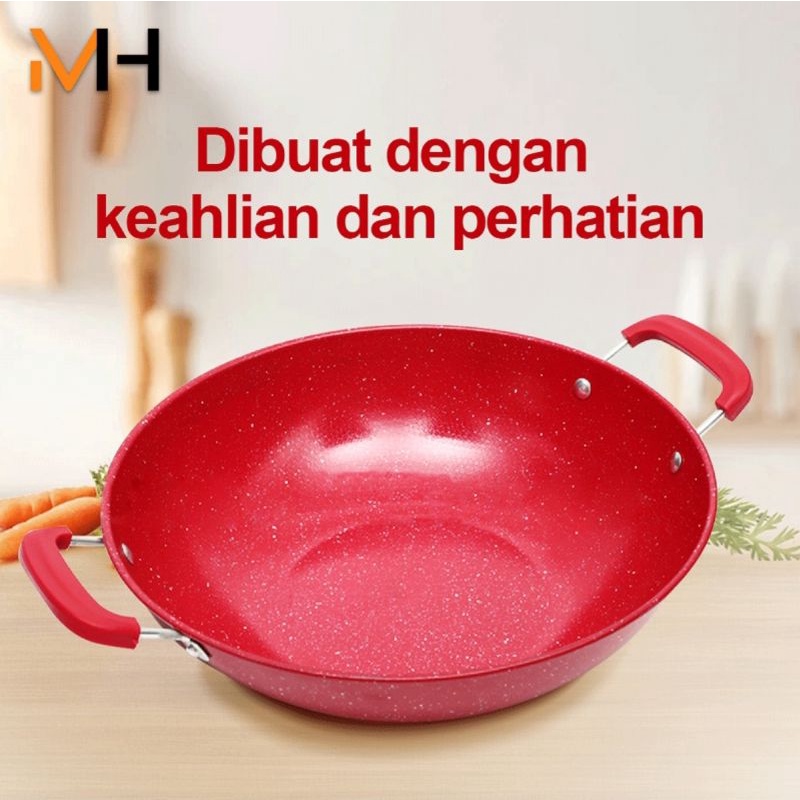 Wajan Batu Maifan Merah