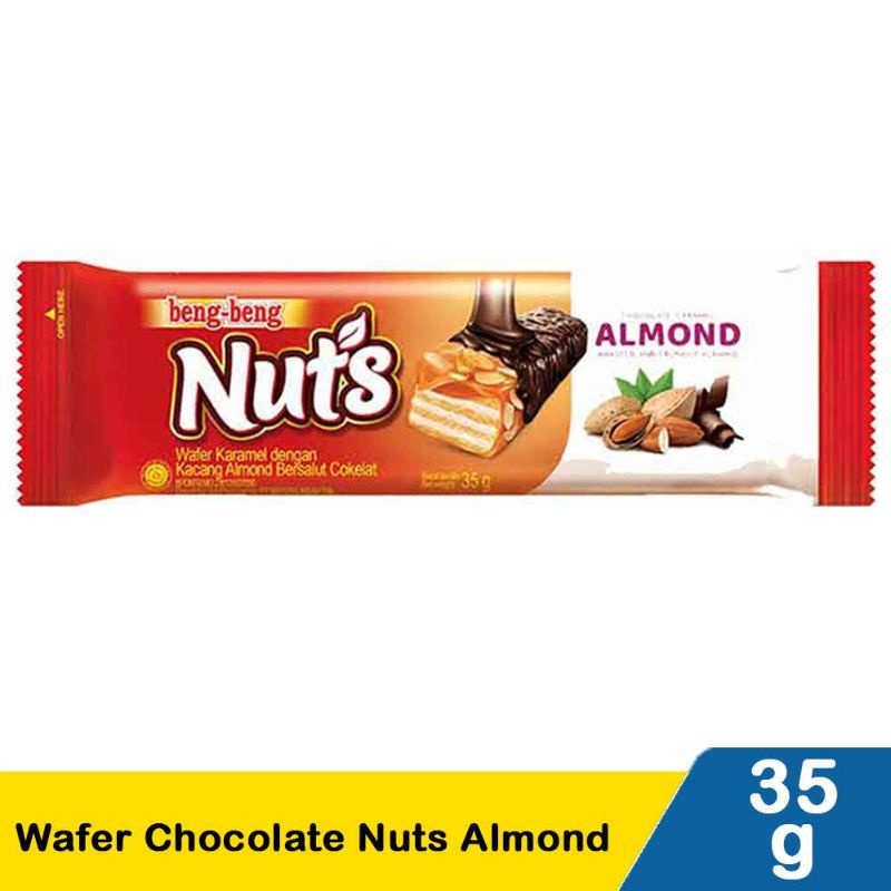 

Beng-Beng Wafer Chocolate Nuts Almond 35G