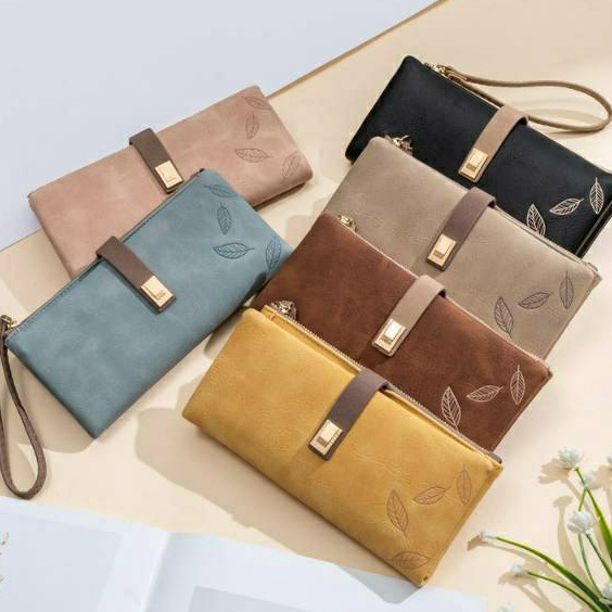 Star Seller.. Prettyzys - ORI - LAURA LONG WALLET - Dompet wanita - Dompet panjang - Dompet kartu.