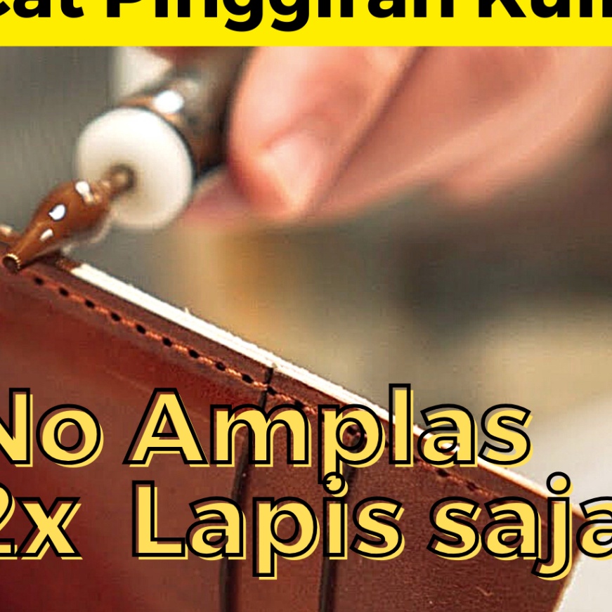 

[L07㊛] Cat Pinggiran Tepian Tas Kulit - Leather edge paint - matte doff | Velle EG.