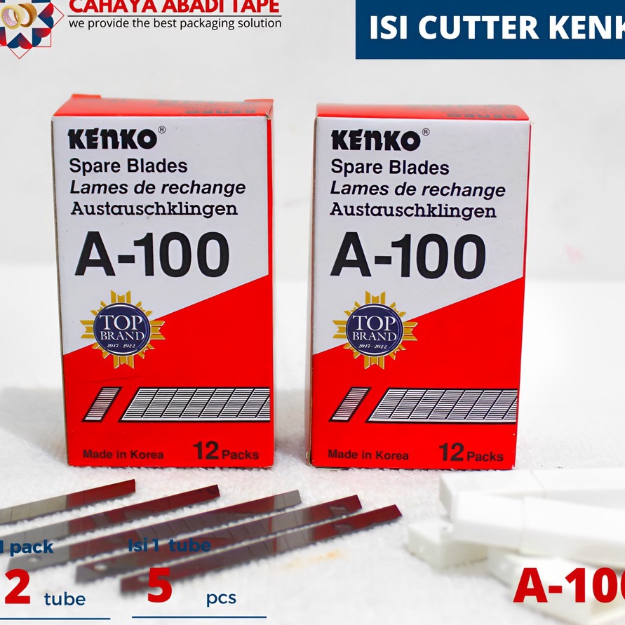 

[N82✔] ISI CUTTER A-100 KENKO PER PACK..
