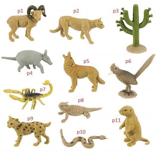 Big Sale Mainan Binatang Hewan Gurun Miniatur Kadal Ggiling Ular Kaktus Limited Edition