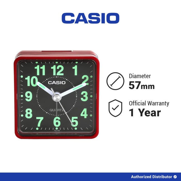 Casio Jam Weker Alarm Original TQ-140-7DF