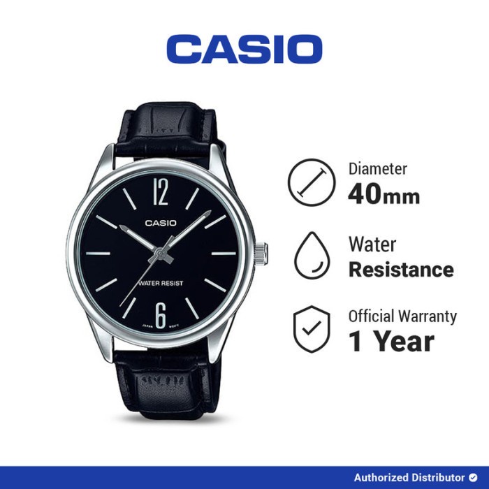 Casio Jam Tangan Pria MTP-V005L-1BUDF