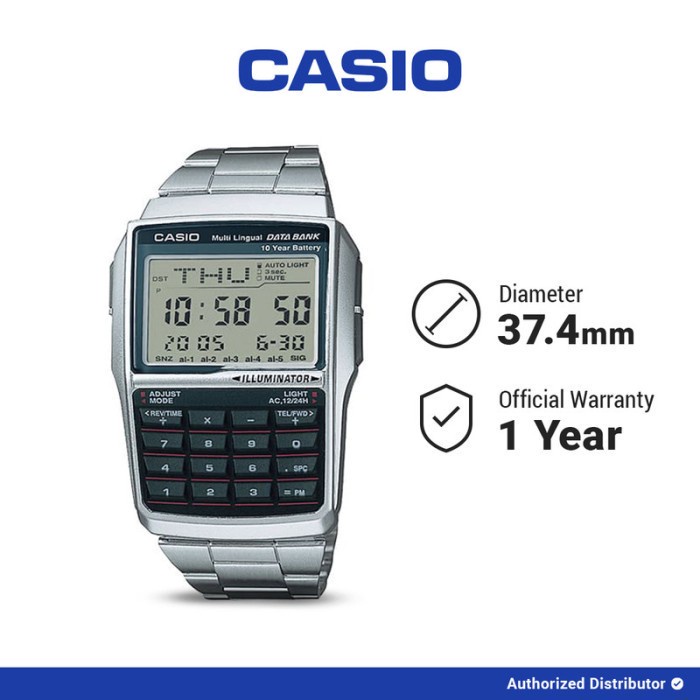 [READY INSTANT] Casio Jam Tangan DBC-32D-1ADF Calculator Digital Dial Original