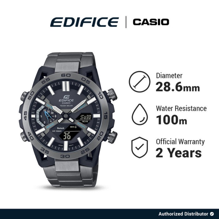 Casio Edifice Jam Tangan Original ECB-2000DC-1ADF
