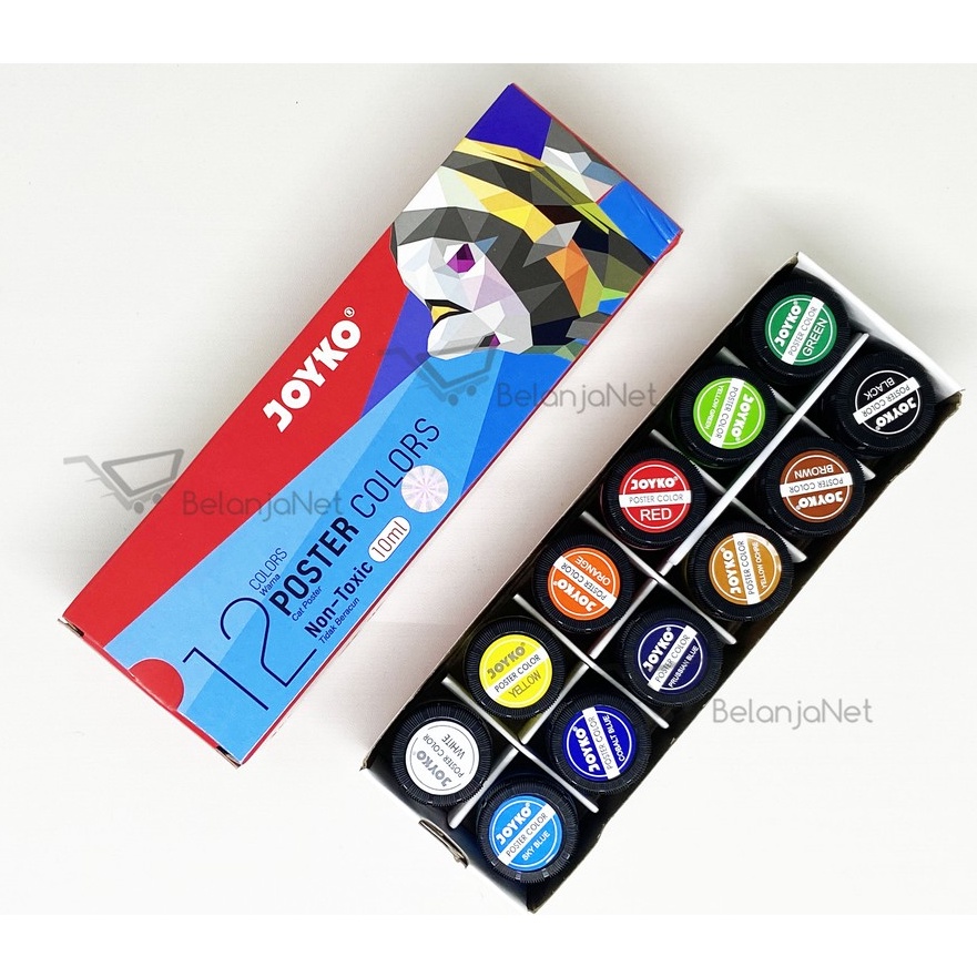 

[G14☀) Poster Color / Cat Poster TiTi PC-10ML-12C / 12 Warna / Colors!