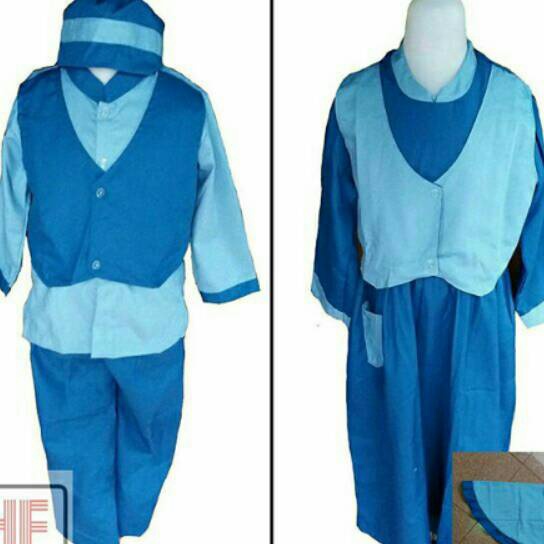 [C30♥) Baju Muslim Anak/Seragam Muslim Anak TK / PAUD Model Rompi➸.