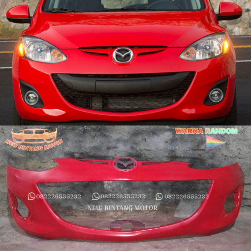 Bumper depan mazda 2 2010 2012 original