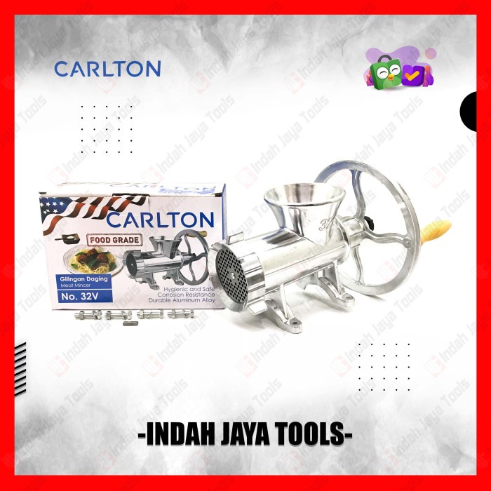 CARLTON GILINGAN DAGING MANUAL NO 32V - MEAT MINCER KACANG BUMBU MIE